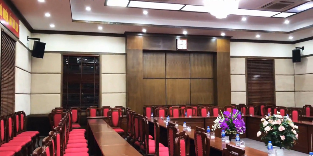 Lắp đặt âm thanh phòng họp huyện ủy Thanh Oai