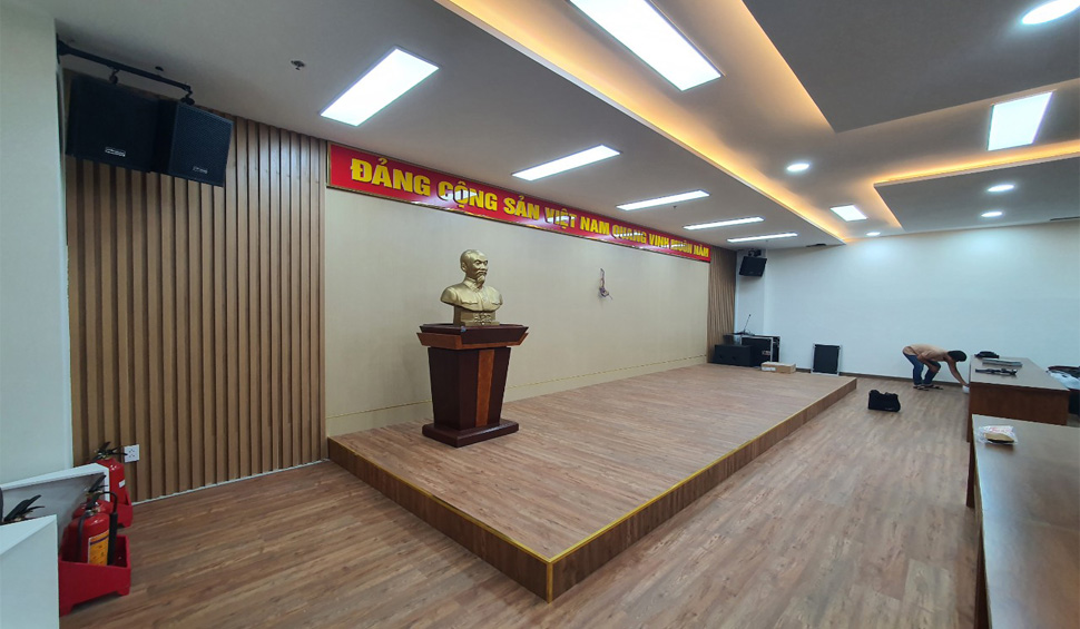 Hệ thống âm thanh hội trường cho trụ sở ngân hàng BIDV - Sài Gòn 2