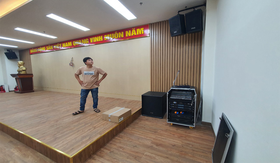 Hệ thống âm thanh hội trường cho trụ sở ngân hàng BIDV - Sài Gòn 5