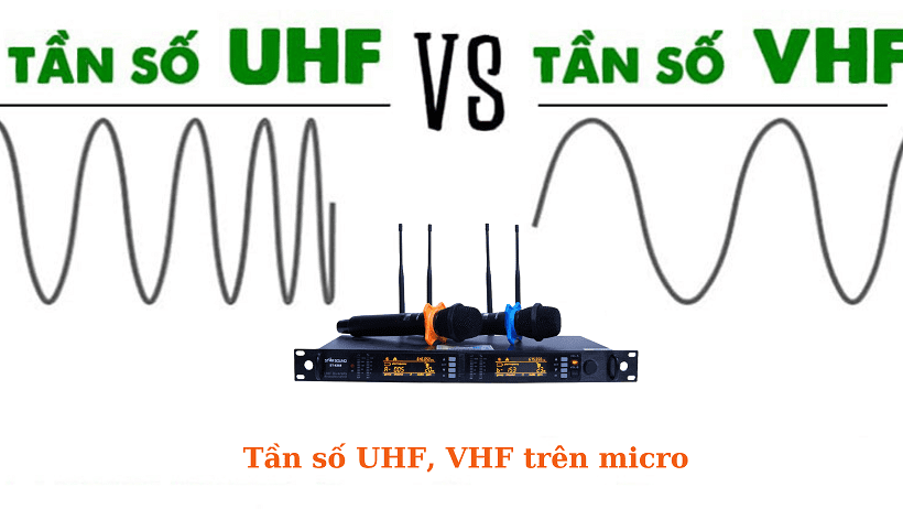 Tần số UHF và VHF trên Micro