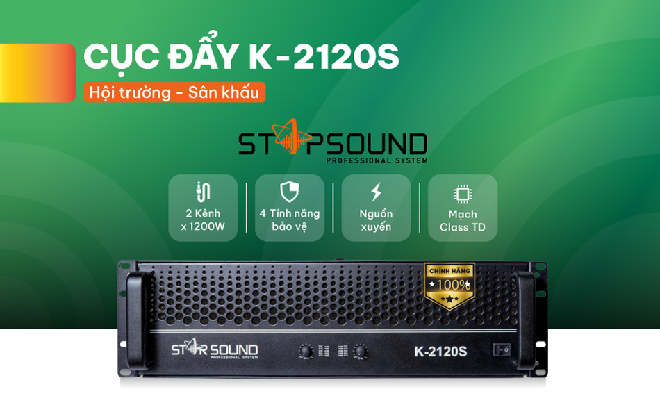 Cục đẩy Star Sound K-2120S