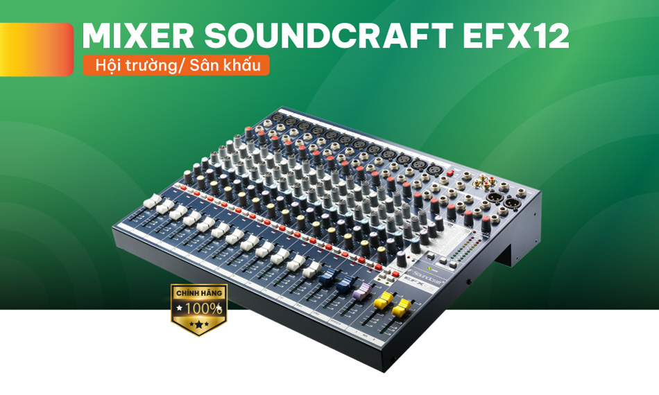 Mixer Soundcraft EFX12