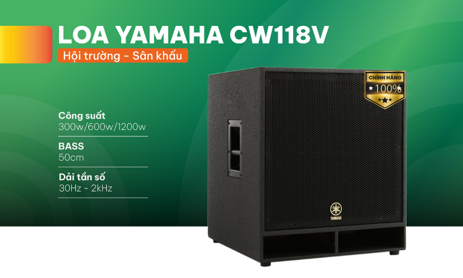 Loa sub Yamaha CW118V