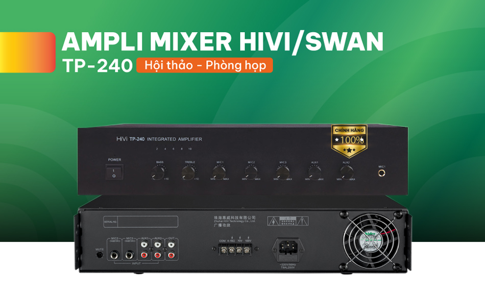 Amply mixer HiVi TP-240
