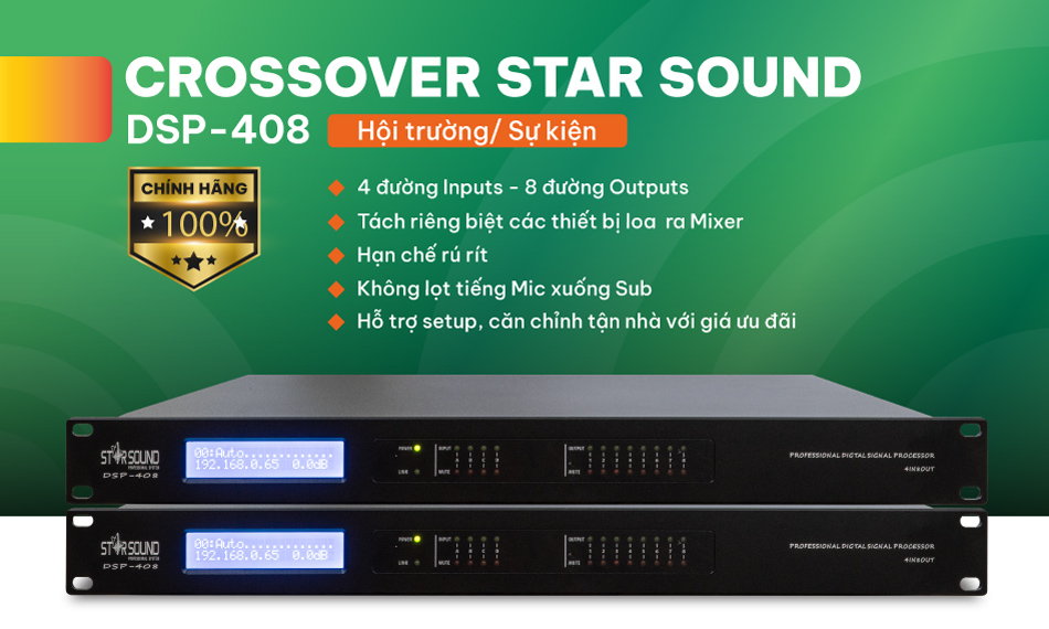Crossover Star Sound DSP-408