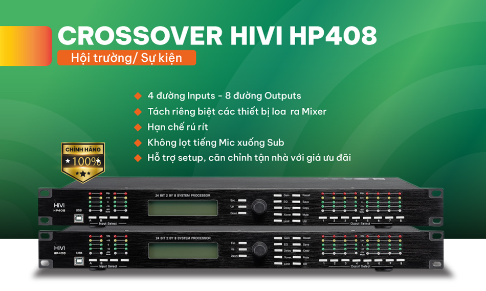 Thiết bị xử lý âm thanh HiVi HP-408