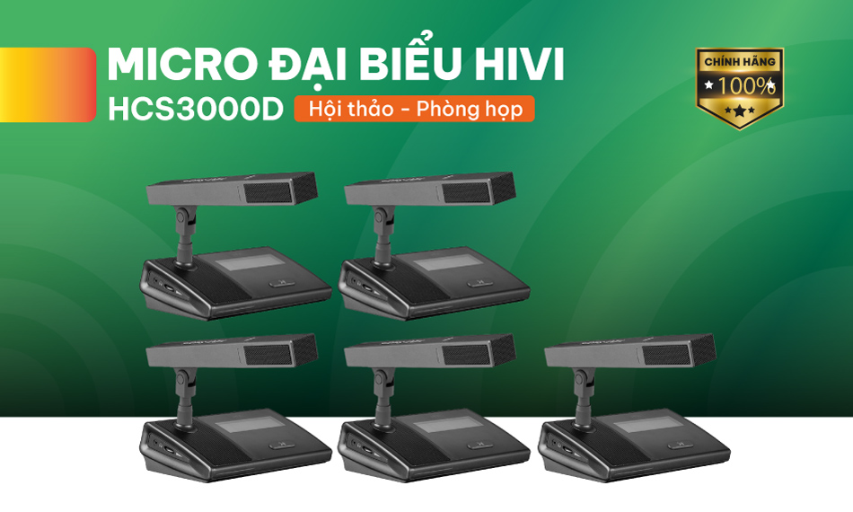 Micro đại biểu HiVi HCS3000D