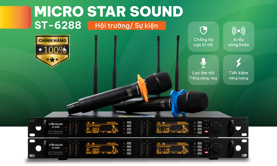 Micro không dây Star Sound ST-6288